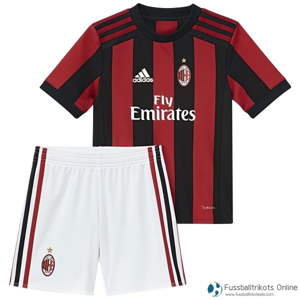 AC Milan Trikot Kinder Heim 2017-18 Fussballtrikots Günstig